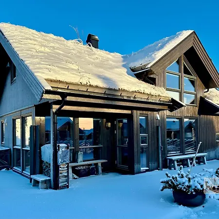 Hébergement de vacances High Standard At Sauna, Hot Tub & Trails Right Outside Sjusjøen