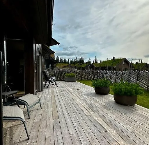 Ferienhaus High Standard At Sauna, Hot Tub & Trails Right Outside Sjusjøen
