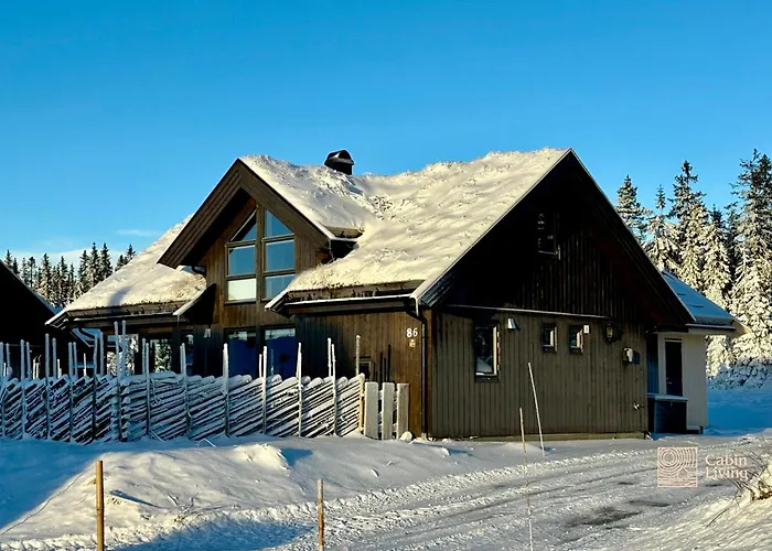 Ferienhaus High Standard At Sauna, Hot Tub & Trails Right Outside Sjusjøen